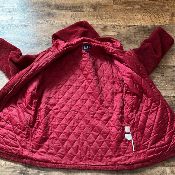 Gap Spring/Fall Teddy Jacket with Zipper & Toggles - Picture 7 of 8